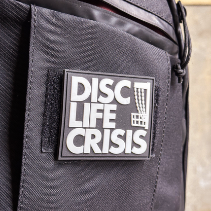 Disc Life Crisis Velcro Patch (2.5"x2.125")